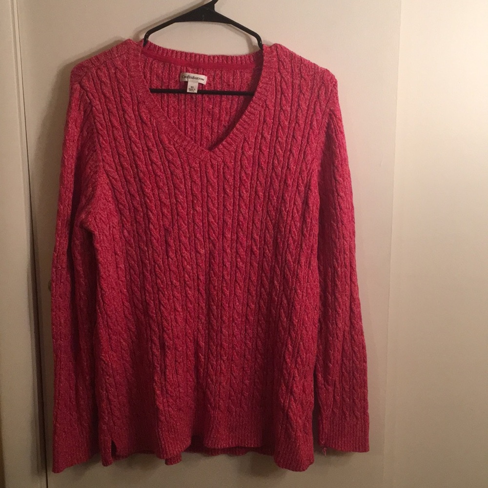 Pink sweater